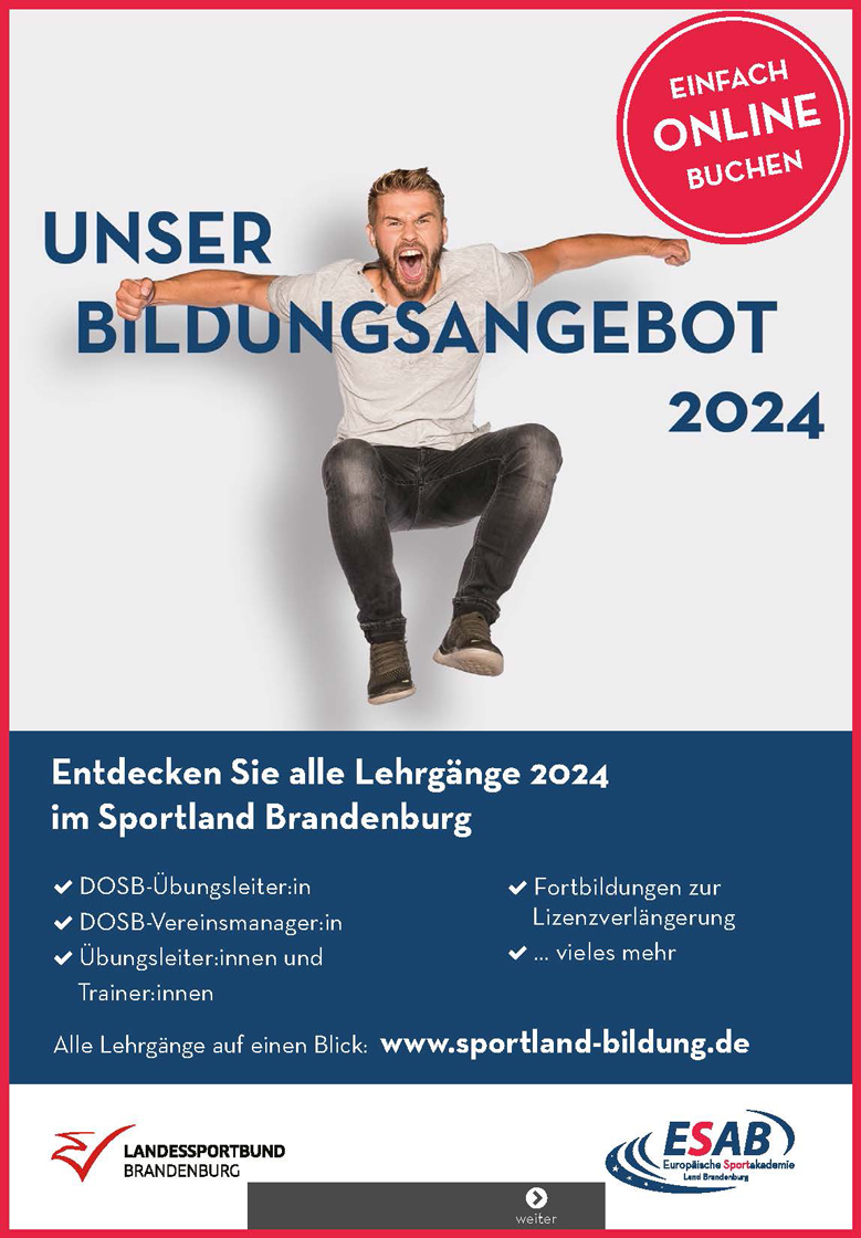 Cover ESAB Bildungsangebote 2024