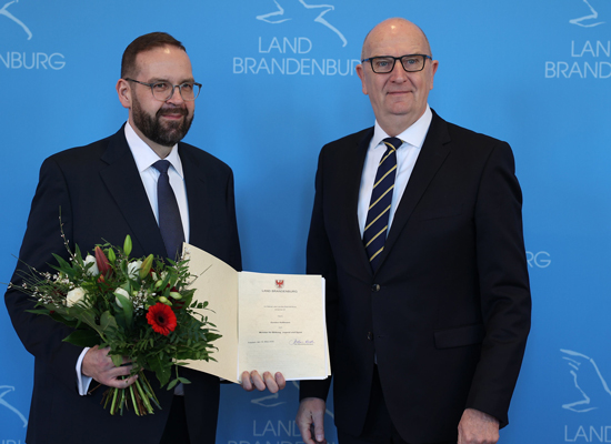 Sportland Brandenburg begrüßt neuen Sportminister Gordon Hoffmann