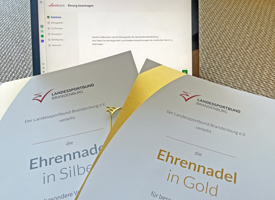 LSB forciert Digitalisierung: Auch Ehrungsanträge ab sofort über Onlineportal Verminext